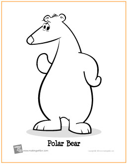 Polar Bear Coloring Sheets on Polar Bear Coloring Page Preview And Print Preview And Print This Free