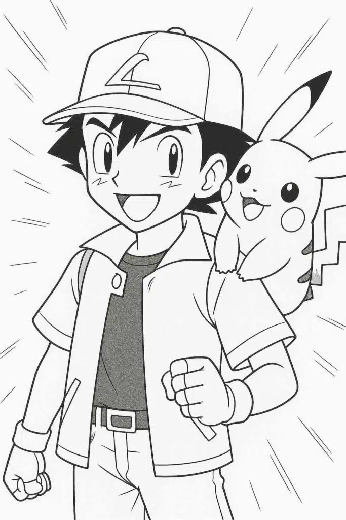 Ash and Pikachu Unstoppable Duo