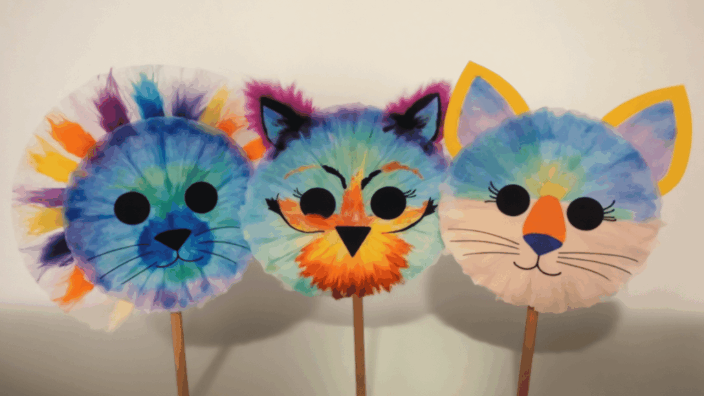 Coffee Filter Animal Masks