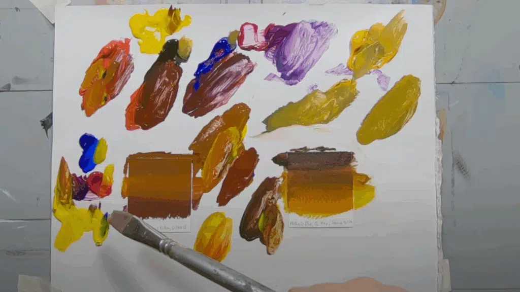 Create Browns from Primary Colors