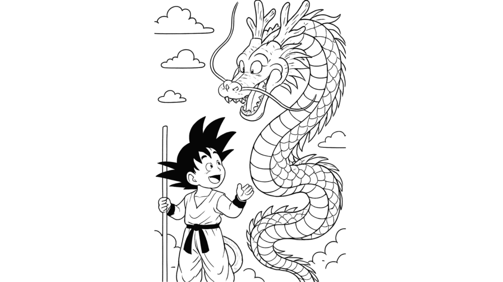 Goku Meeting Shenron
