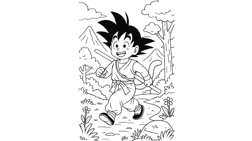 Goku’s Big Smile