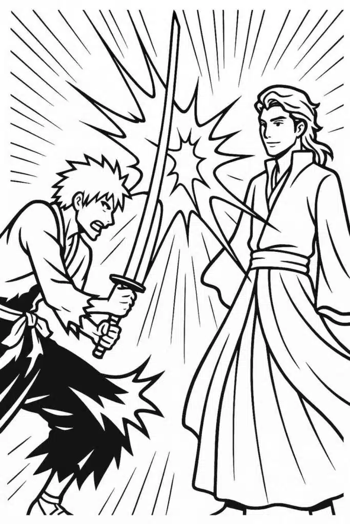 Ichigo vs Aizen Showdown