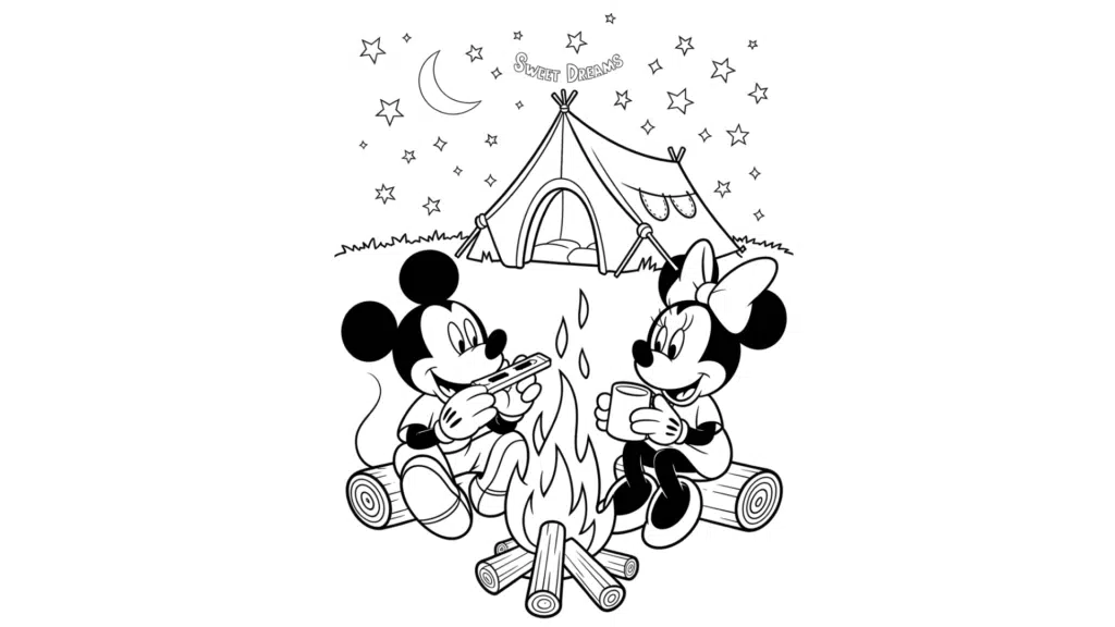 Mickey & Friends Camping Night