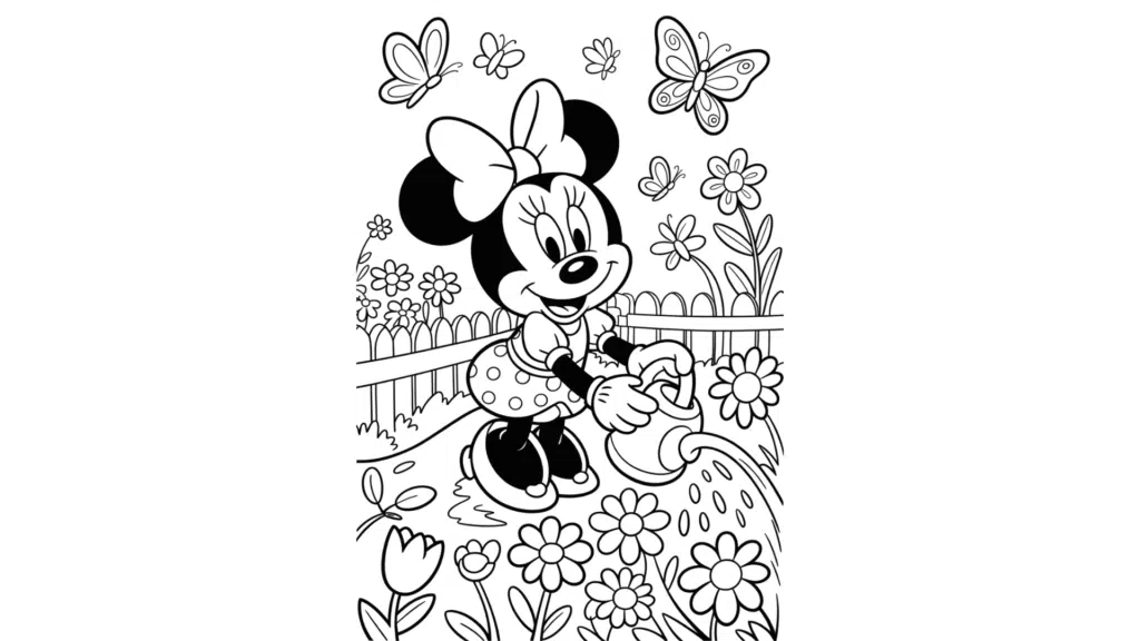 Minnie’s Flower Garden