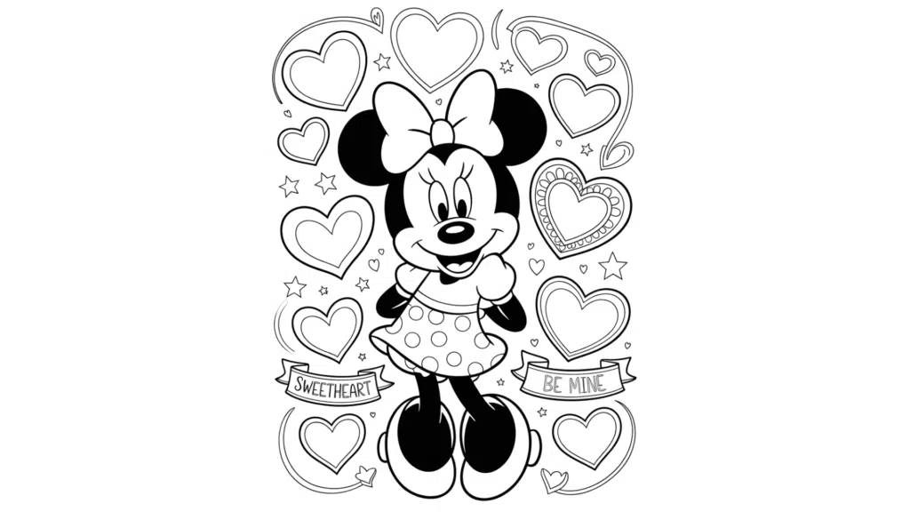 Minnie’s Valentine Hearts