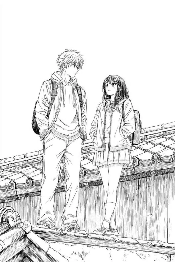 Misaki and Usui Rooftop Scene