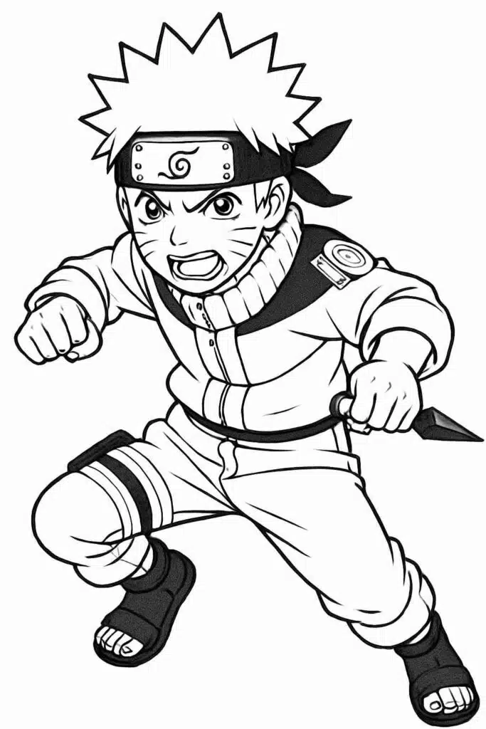 Naruto Uzumaki the Energetic Ninja Hero