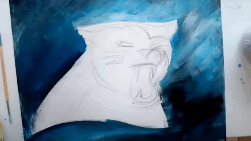 Paint the background
