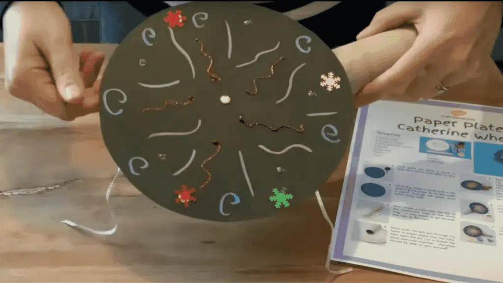 Paper Plate Catherine Wheel