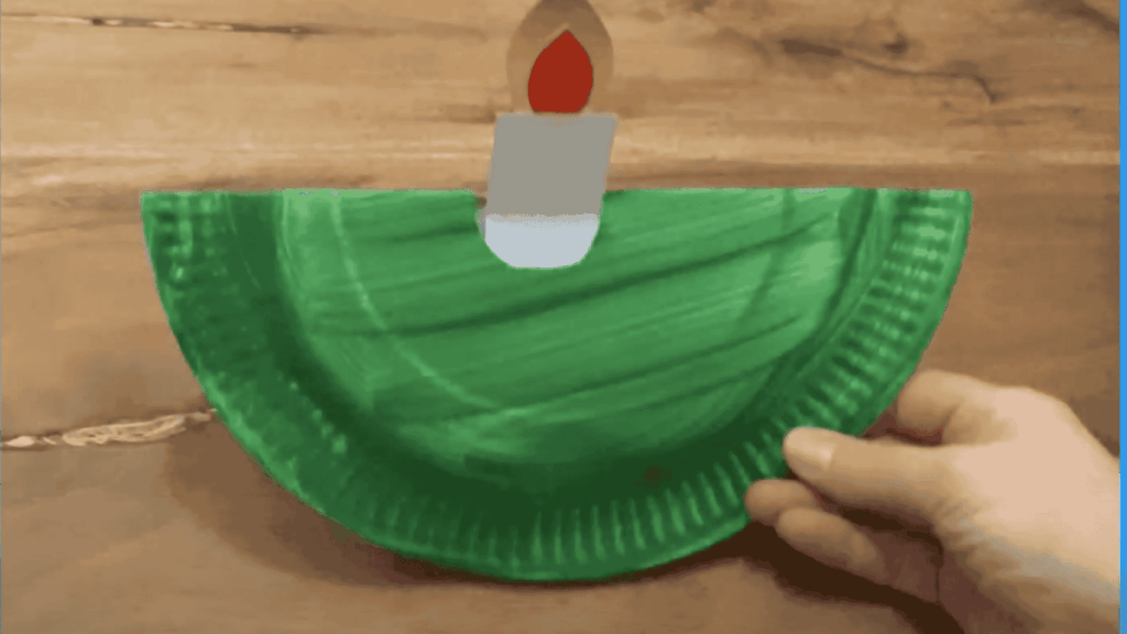 Paper Plate Lamp