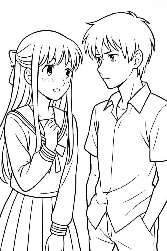 Tohru Honda and Kyo Sohma Confession