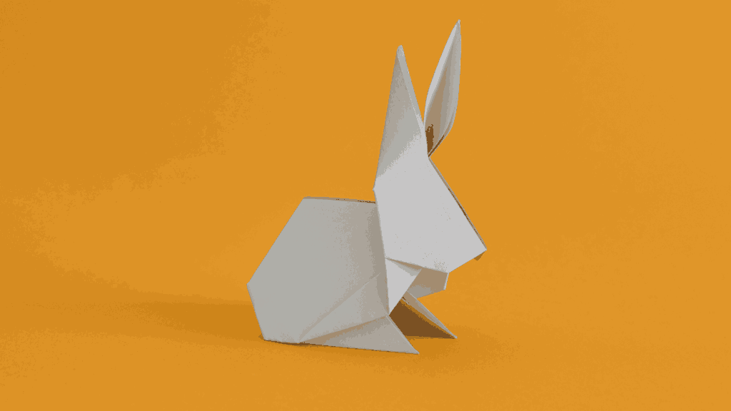 Traditional Japanese Sitting Bunny