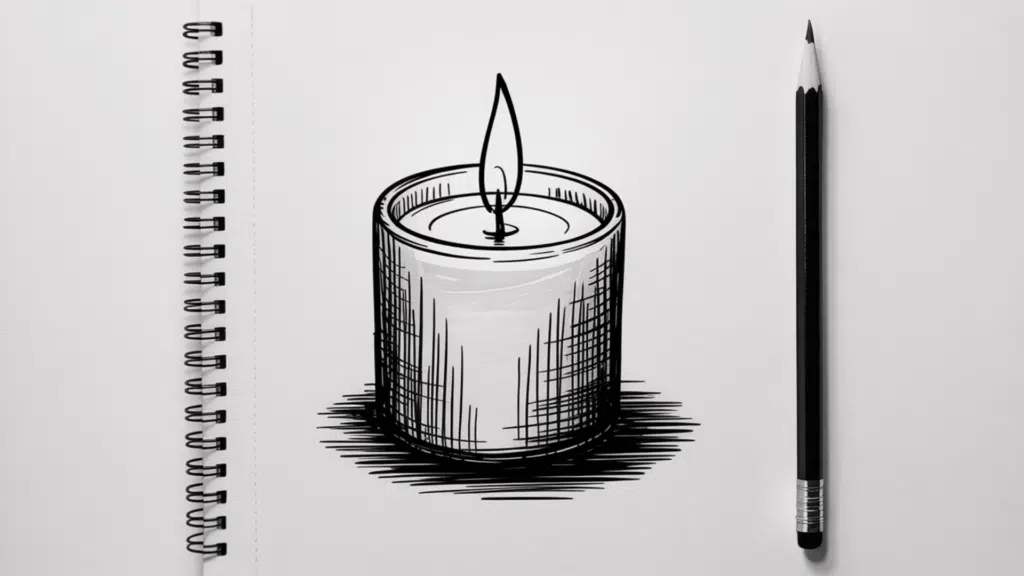 a candle min