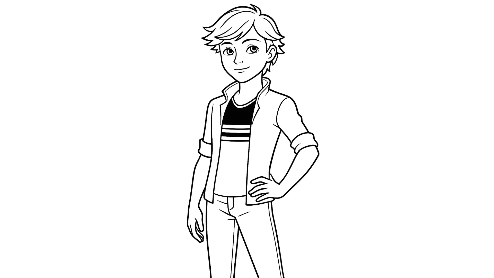 Adrien as His Model Self