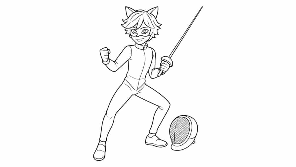Adrien's Fencing Practice