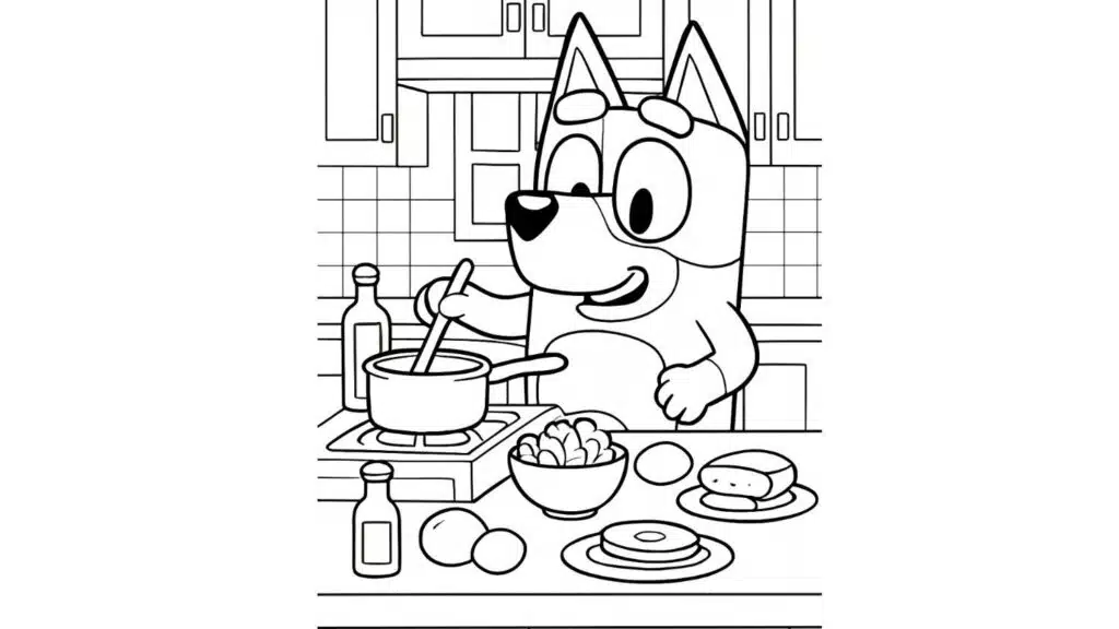 Bandit Cooking In The Kitchen