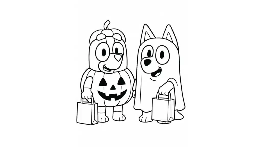 Halloween Costumes (Pumpkin & Ghost)