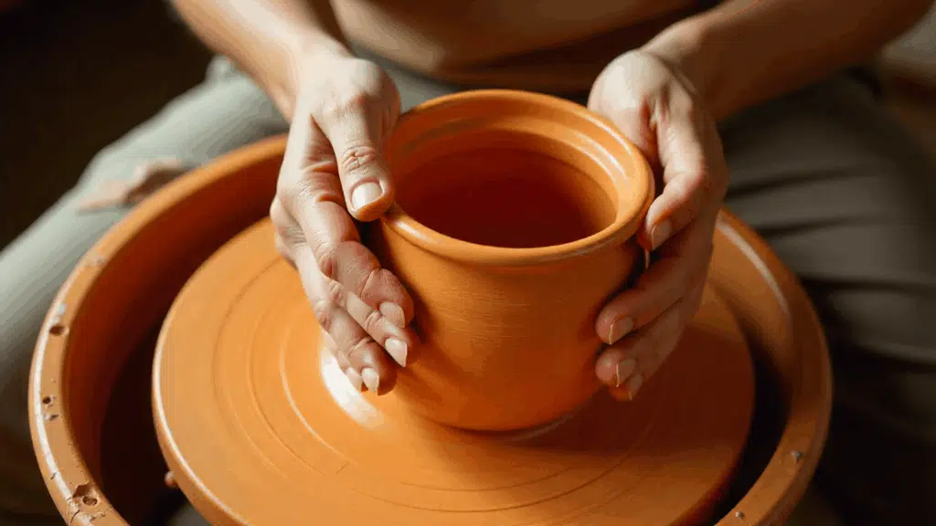 burnishing clay technique