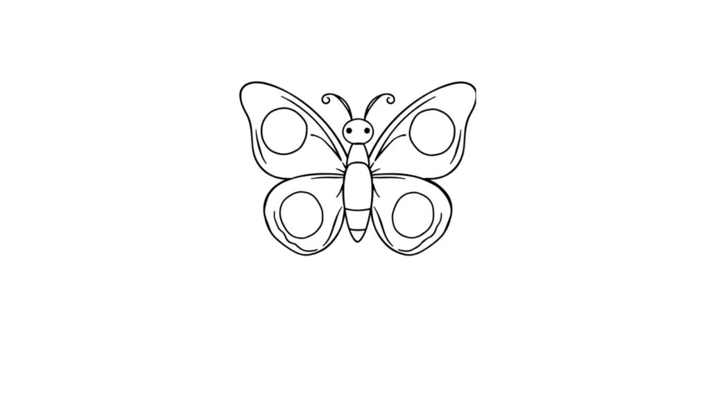 Butterfly Dot Art