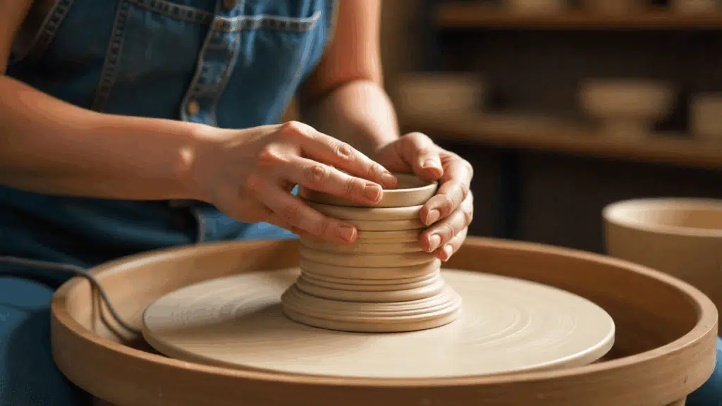 coil building clay technique