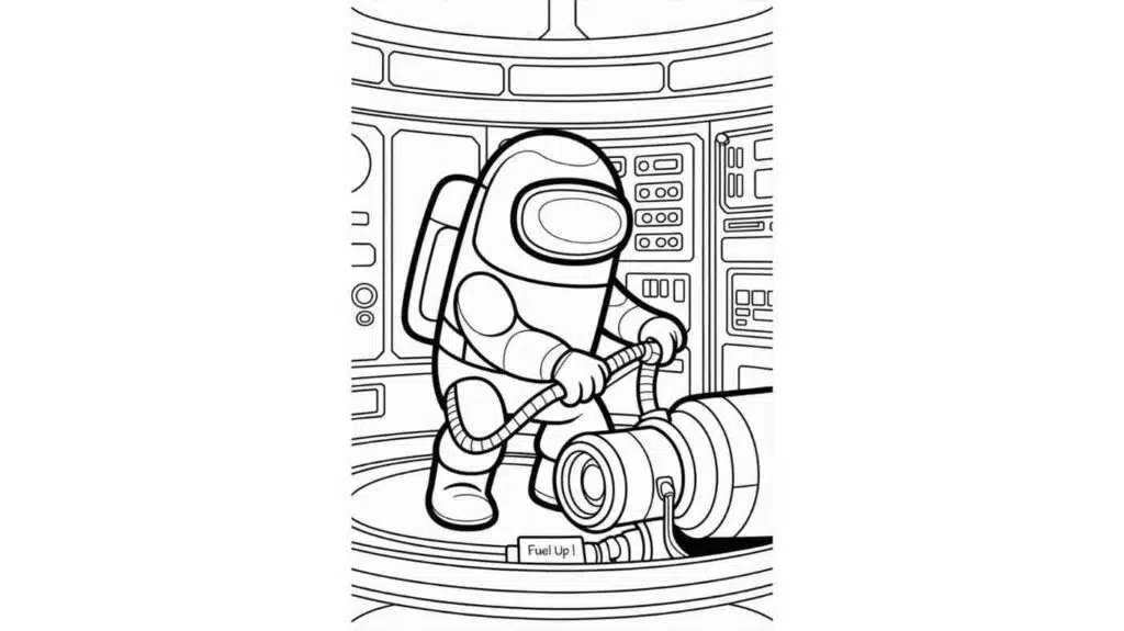 Crewmate Fueling the Engine