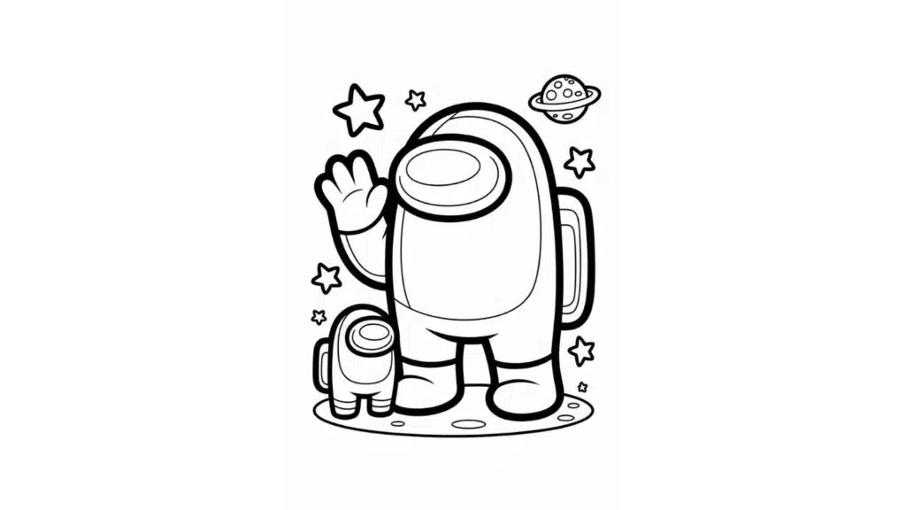 Crewmate with a Pet Mini-Crewmate