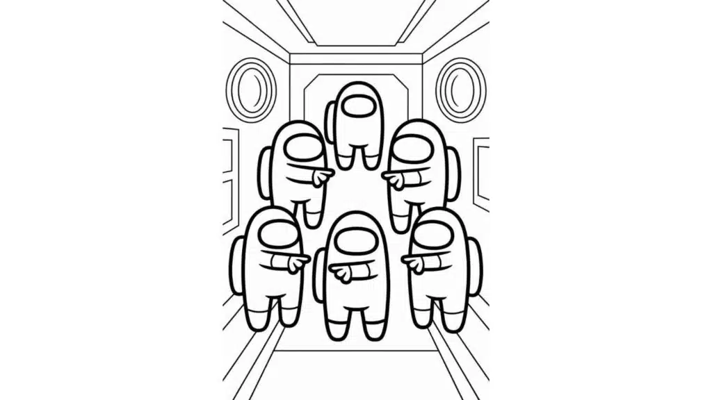 Crewmates Pointing Fingers at Each Other