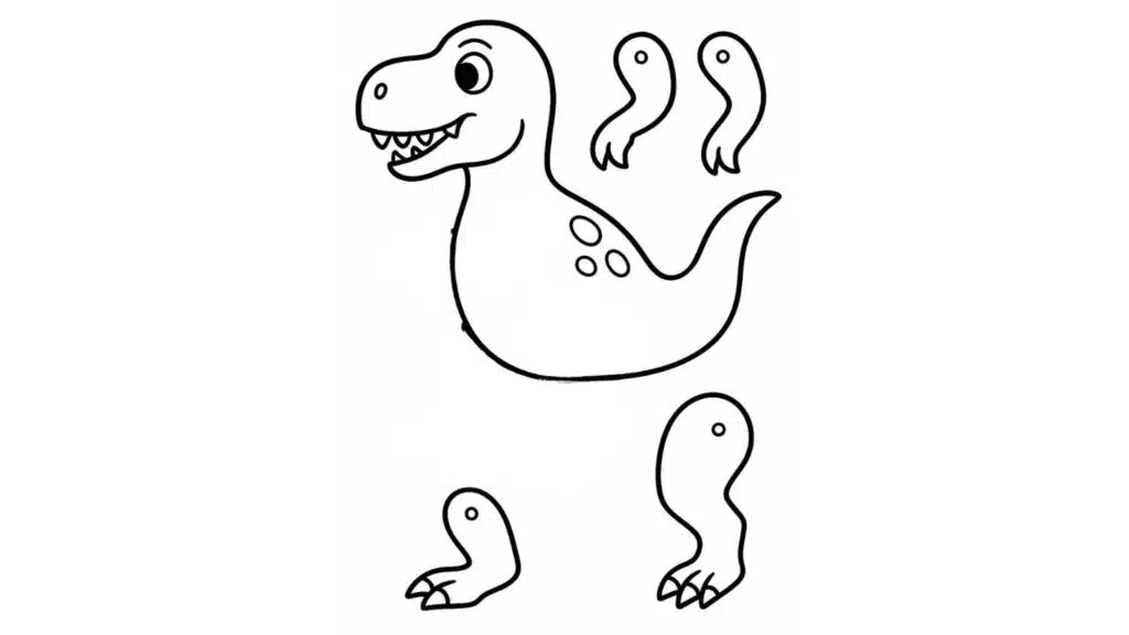 Dinosaur Articulated Arms