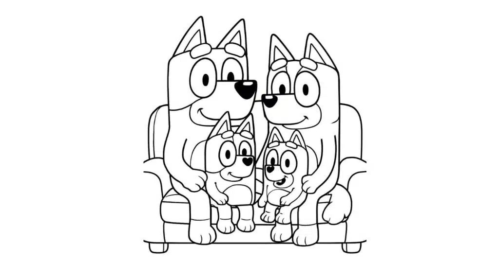 Family Sitting On The Couch