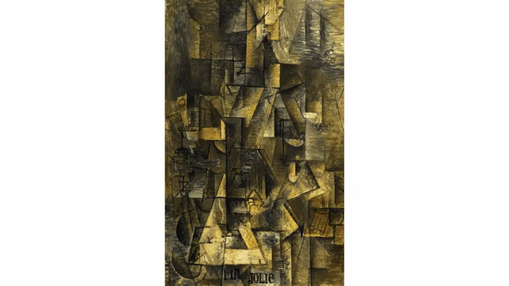 famous early cubism paintings ma jolie