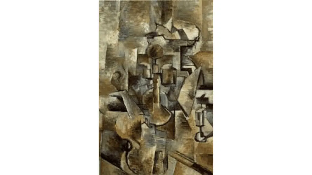 famous early cubism paintings violin and candlestick
