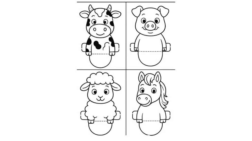 Farm Animal Finger Puppets