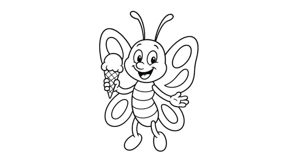 Butterfly and Ice Cream