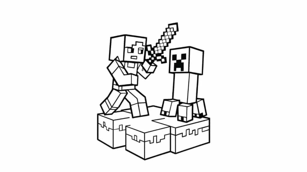 Fighting a Creeper