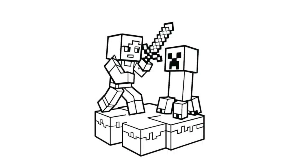 Fighting a Creeper