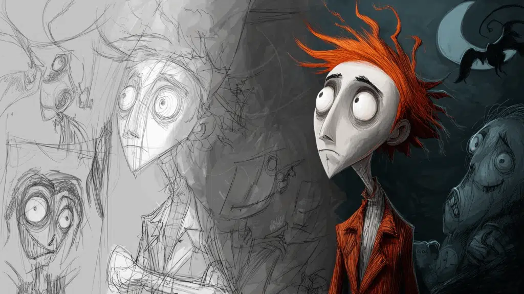 from sketch to screen the heart of burtons creative magic
