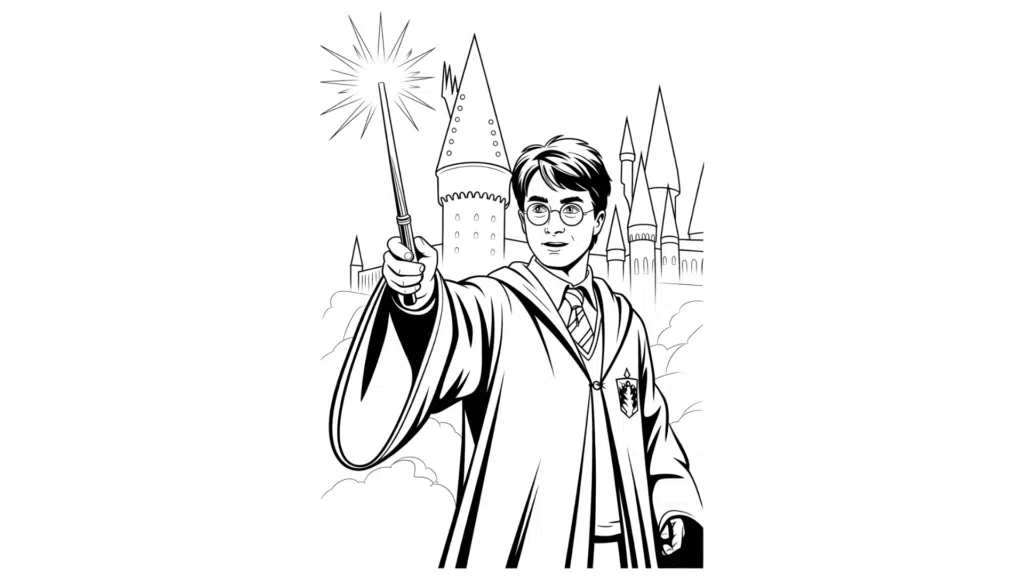 harry potters wand magic