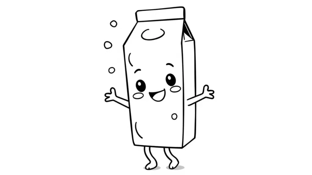 Smiling Milk Carton Dancing