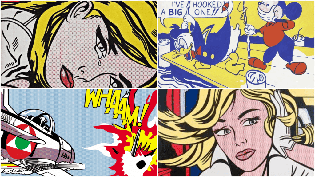 lichtensteins comic book language