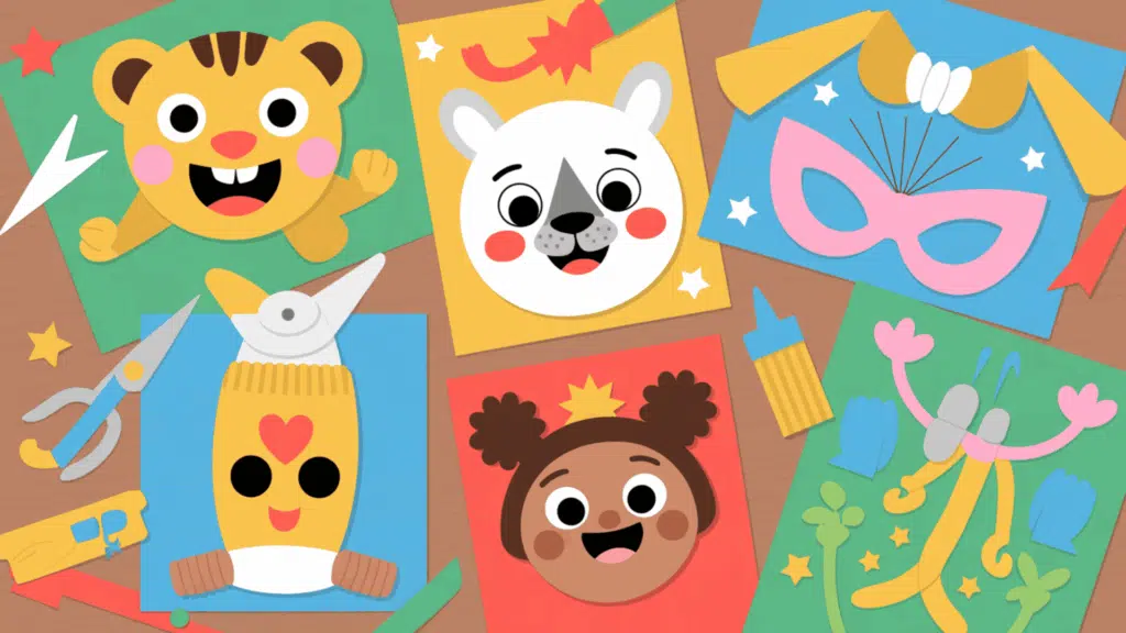 exciting free printable crafts for kids