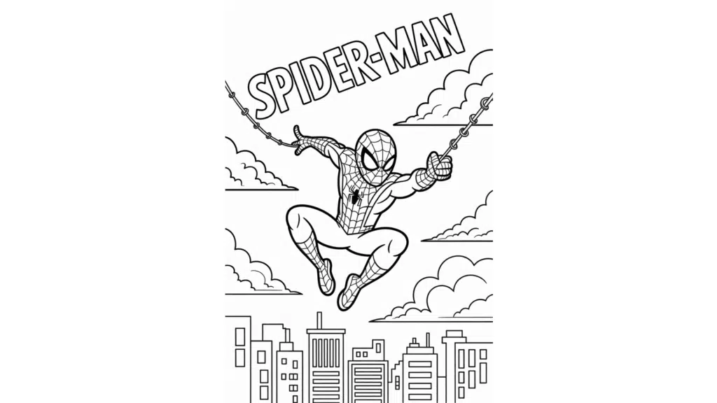 spider mans web swing