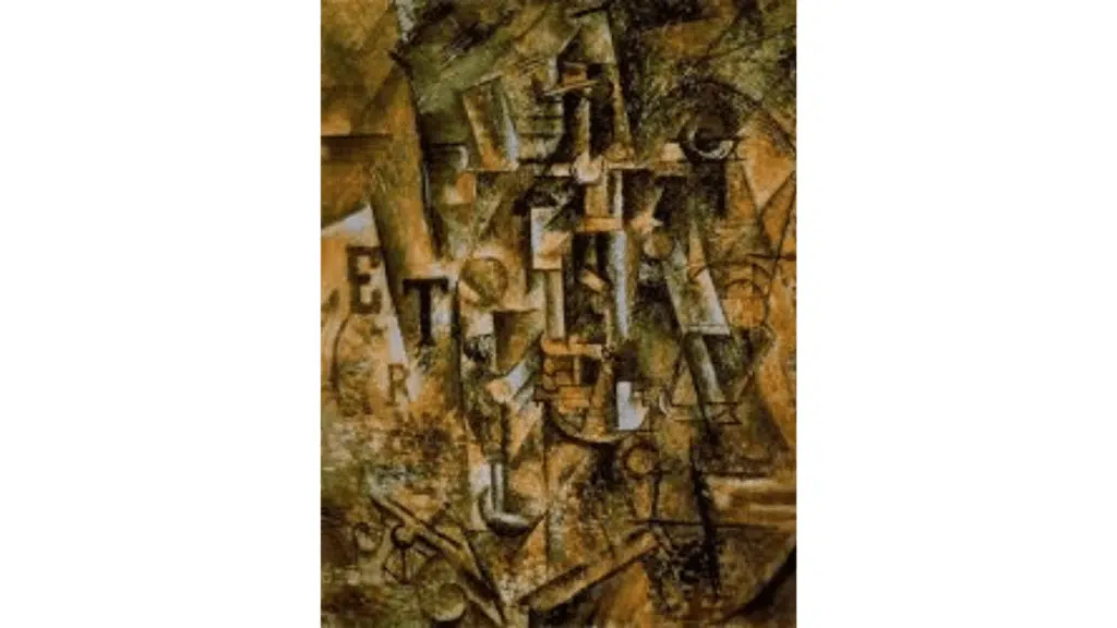 synthetic cubism paintings and later still life with bottle of rum