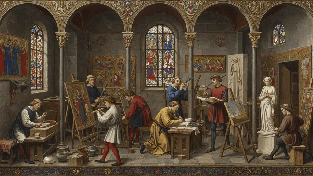 Techniques and Materials Used by Medieval Artists