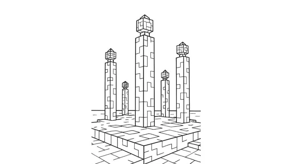 The End with Obsidian Pillars