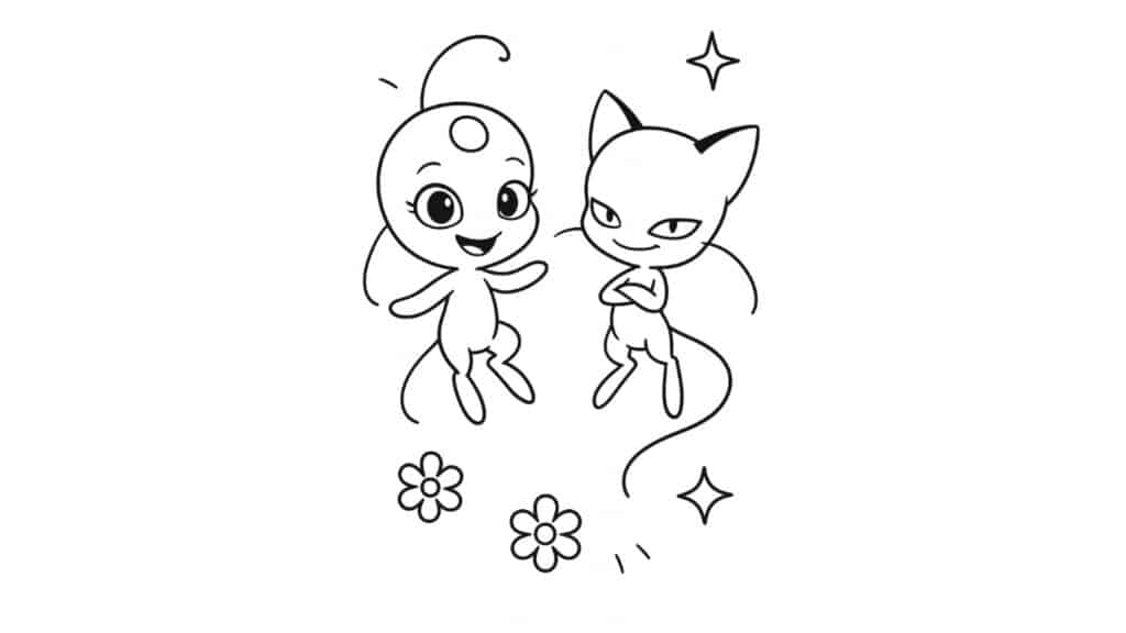 Tikki and Plagg Are Floating Side by Side