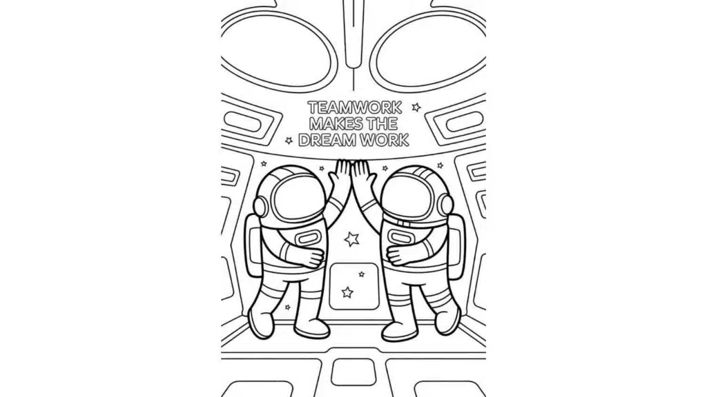 Two Crewmates Giving a High-Five