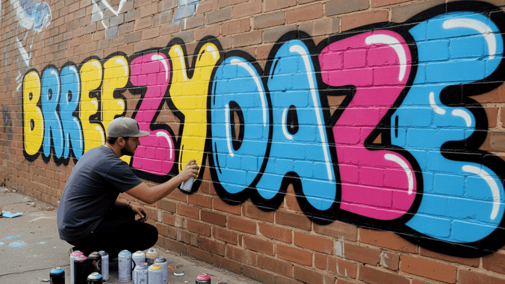 Types of graffiti bubble letters rounded cartoonish appeal