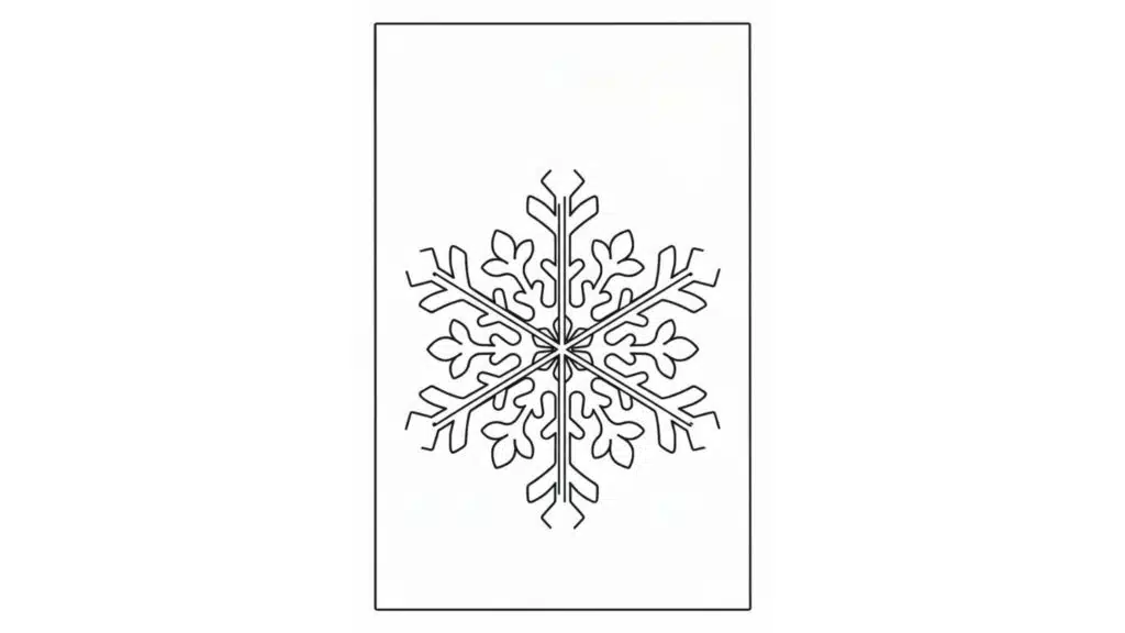 Winter Snowflake Kaleidoscope