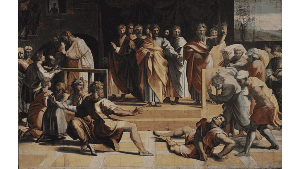 The Death of Sapphira image